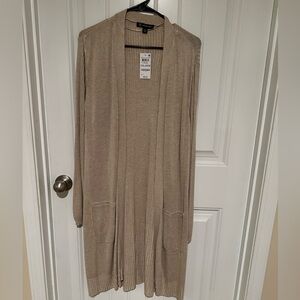 INC International Concepts long sweater cardigan, size XXL